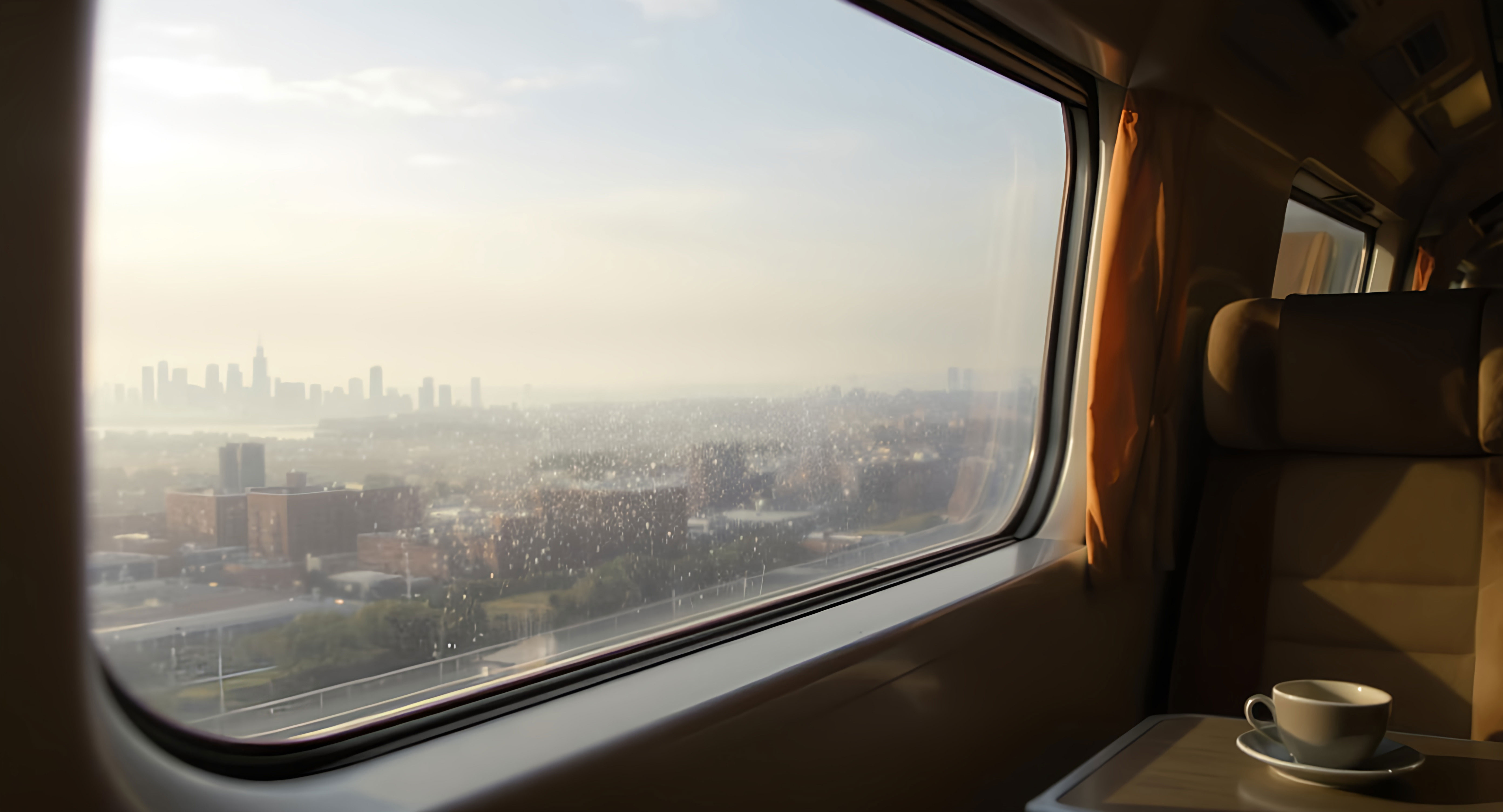 Auf dem Weg in die Stadt